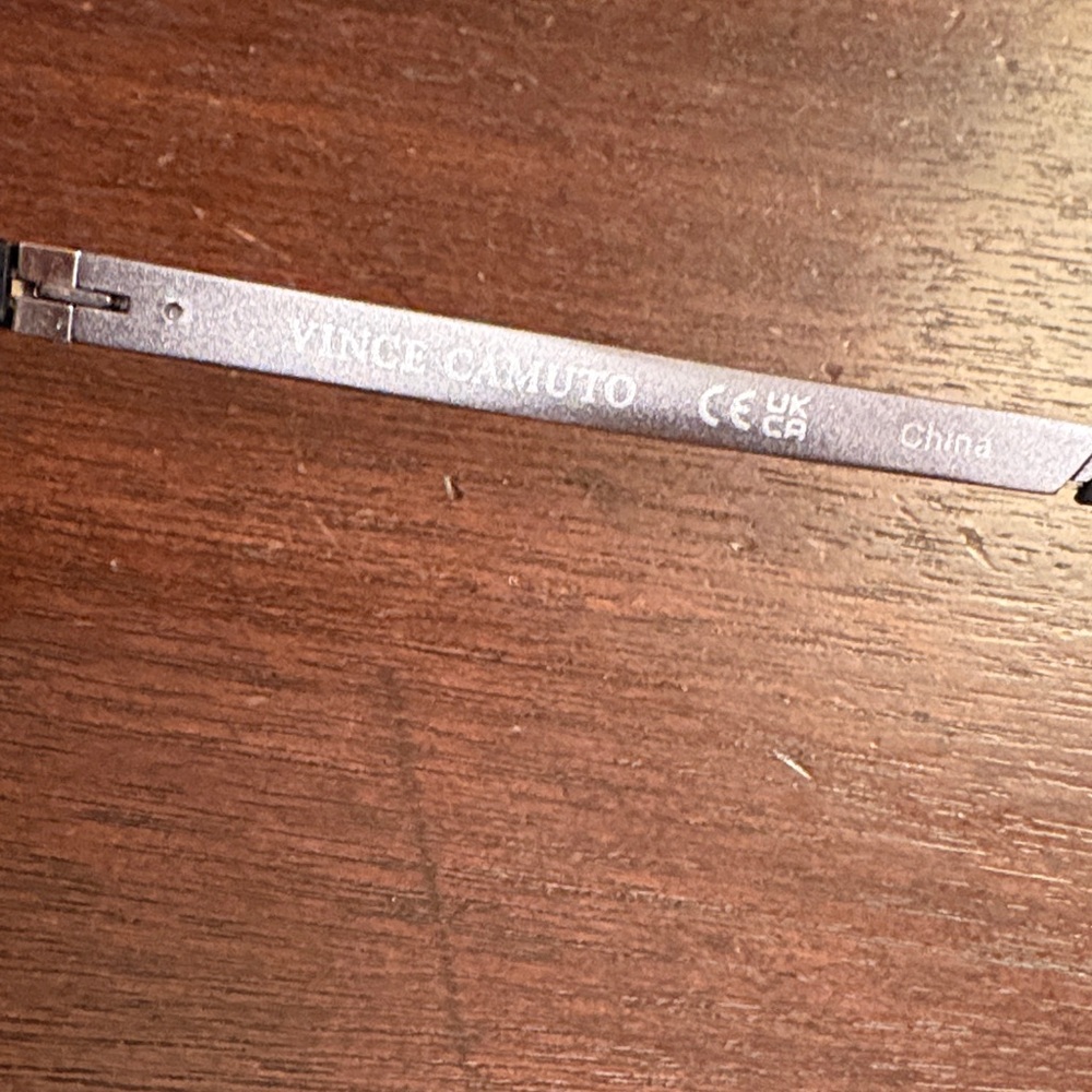 Vince Camuto Matte Black Rectangular Sunglasses - image 2